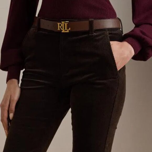 LAUREN RALPH LAUREN High-Rise Corduroy Boot Trouser sz 6P - Picture 3 of 10